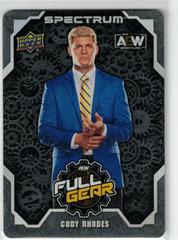 Cody Rhodes #FG-18 Wrestling Cards 2021 Upper Deck AEW Spectrum Full Gear Metal Prices