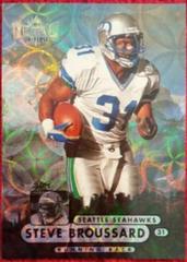 Steve Broussard [Precious Metal Gems] #151 Football Cards 1998 Metal Universe Prices