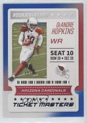 DeAndre Hopkins [True Blue] #13 Football Cards 2020 Panini Rookies & Stars Ticket Masters Prices
