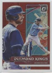 Brandon Lowe [Red] #1 Baseball Cards 2022 Panini Donruss Optic Prices