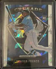Wander Franco [Blue Ice] Baseball Cards 2022 Panini Chronicles Crusade Prices