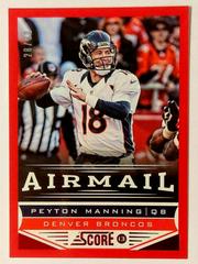 Peyton Manning [Red Zone] Football Cards 2013 Panini Score Prices
