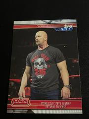Stone Cold Steve Austin Returns to WWE Wrestling Cards 2019 Topps WWE Road to Wrestlemania Prices