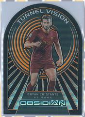 Bryan Cristante [Orange] #2 Soccer Cards 2022 Panini Obsidian Tunnel Vision Prices