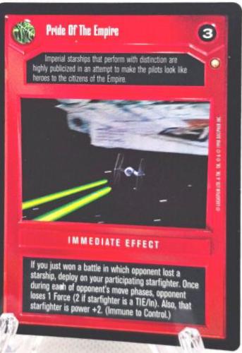 Pride Of The Empire [Limited] Star Wars CCG Special Edition