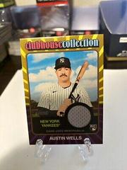 Austin Wells [Gold] #CCR-AW Baseball Cards 2024 Topps Heritage Clubhouse Collection Relic Prices