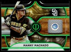 Manny Machado [Green] #SOA-MMA Baseball Cards 2022 Topps Tribute Stamp of Approval Relics Prices