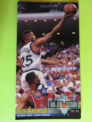 Nick Anderson Basketball Cards 1993 Fleer Jam Session Prices