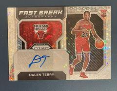 Dalen Terry #FBR-DTB Basketball Cards 2022 Panini Prizm Fast Break Rookie Autographs Prices