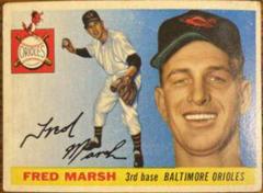 Fred Marsh #13 Baseball Cards 1955 Topps Prices