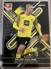 Erling Haaland [Black] #42 Soccer Cards 2021 Topps Finest Bundesliga Prices