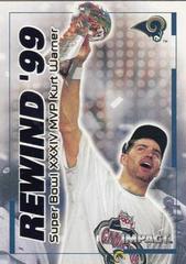 Kurt Warner #40RN Football Cards 2000 Skybox Impact Rewind '99 Prices