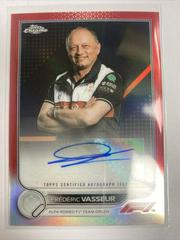 Frederic Vasseur [Red] #CAC-FV2 Racing Cards 2022 Topps Chrome Formula 1 Autographs Prices