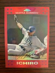 Ichiro [Red Refractor] Baseball Cards 2007 Topps Chrome Prices