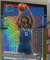 Tyrese Maxey [Choice Black Gold] Basketball Cards 2020 Panini Donruss Optic Prices