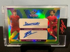 Dominic Corness , Harvey Blair [Green] Soccer Cards 2022 Leaf Vivid Dual Autographs Prices