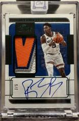 RJ Barrett [Green] Basketball Cards 2021 Panini One and One Jersey Autographs Prices