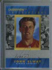 John Elway Football Cards 1996 Pinnacle Laser View Inscriptions Autographs Prices