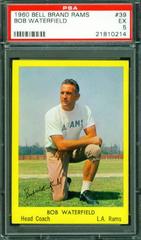 Bob Waterfield Football Cards 1960 Bell Brand Rams Prices