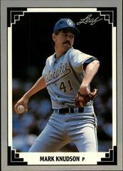 Mark Knudson #159 Baseball Cards 1991 Leaf Prices
