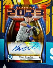 Max Clark [Gold] #23A-MC Baseball Cards 2023 Bowman Draft Class of Autographs Prices