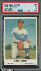 Norm Sherry #34 Baseball Cards 1962 Bell Brand Dodgers Prices