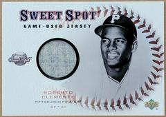 Roberto Clemente Baseball Cards 2001 Upper Deck Sweet Spot Game Jersey Prices