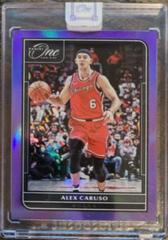 Alex Caruso [Purple] #89 Basketball Cards 2021 Panini One and One Prices