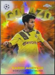 Karim Adeyemi [Orange] #G-4 Soccer Cards 2022 Topps Chrome UEFA Club Competitions Golazo Prices
