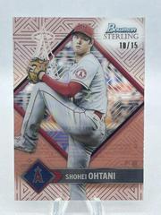 Shohei Ohtani [Rose Gold] #ST-1 Baseball Cards 2023 Bowman Sterling Tek Prices