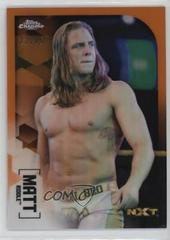 Matt Riddle [Orange] Wrestling Cards 2020 Topps WWE Chrome Image Variations Prices