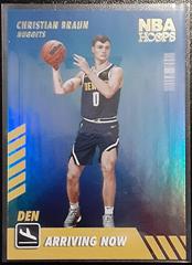 Christian Braun [Holo] #21 Basketball Cards 2022 Panini Hoops Arriving Now Prices