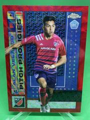 Alan Velasco [Red Wave] #94 Soccer Cards 2022 Topps Chrome MLS Prices