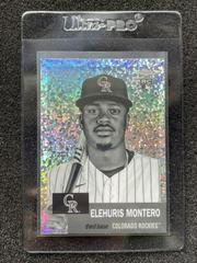 Elehuris Montero [Black & White Mini-Diamond] #143 Baseball Cards 2022 Topps Chrome Platinum Anniversary Prices