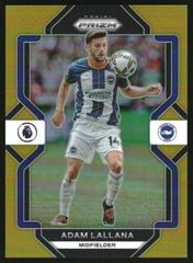 Adam Lallana [Gold] #125 Soccer Cards 2022 Panini Prizm Premier League Prices