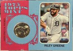 Riley Greene #75M-RG Baseball Cards 2024 Topps Heritage Mint Nickel Prices