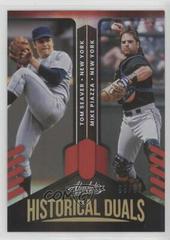 Mike Piazza, Tom Seaver [Retail Red] #HD-TM Baseball Cards 2022 Panini Absolute Historical Duals Prices