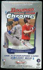 Hobby Box Baseball Cards 2012 Bowman Chrome Prices