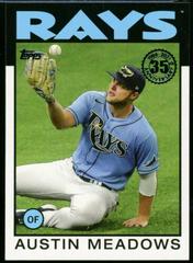 Austin Meadows #86B-6 Baseball Cards 2021 Topps 1986 Prices