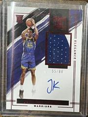 Jonathan Kuminga [Elegance Patch Autograph Asia] Basketball Cards 2021 Panini Impeccable Prices
