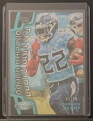 Derrick Henry [Teal] #CALL-1 Football Cards 2023 Panini Certified Calling Prices