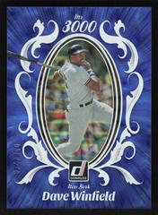 Dave Winfield [Blue] #M3K-11 Baseball Cards 2023 Panini Donruss Mr. 3000 Prices