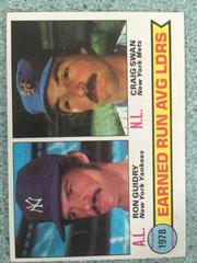 ERA Leaders [R. Guidry, C. Swan] #7 Baseball Cards 1979 Topps Prices