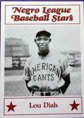 Lou Dials Baseball Cards 1986 Fritsch Negro League Baseball Stars Prices