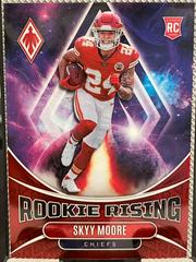 Skyy Moore [Red] #RIS-10 Football Cards 2022 Panini Phoenix Rookie Rising Prices