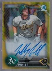 Mikey White [Gold Refractor] Baseball Cards 2016 Bowman Chrome Prospect Autograph Prices
