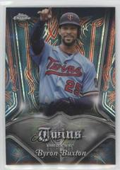 Byron Buxton #PS-16 Baseball Cards 2022 Topps Chrome Logofractor Club Plaques Prices