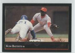 Kim Batiste [Gold] #421 Baseball Cards 1992 Leaf Prices