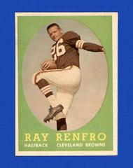 Ray Renfro #17 Football Cards 1958 Topps Prices
