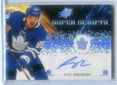 Nick Robertson Hockey Cards 2021 SPx Superscripts Prices